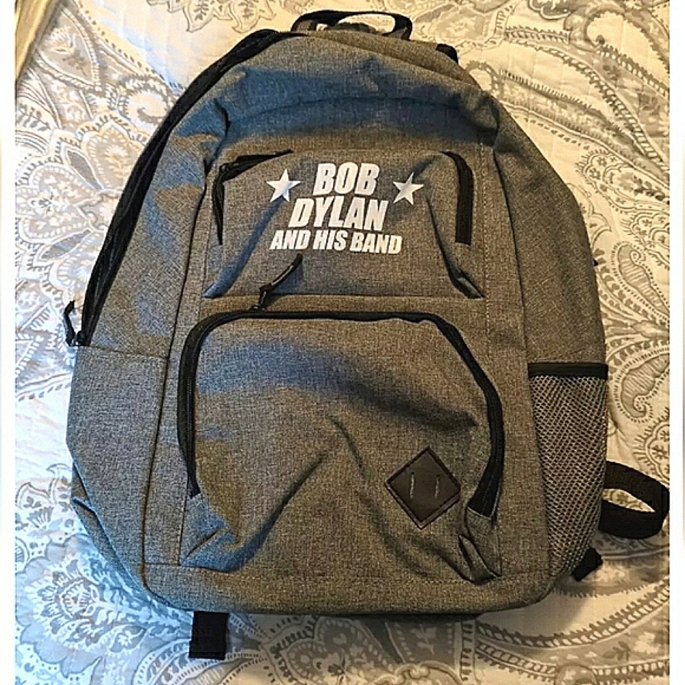 Bob‎ Dylan And His Band 2019 Tour VIP Backpack Leed's Gray Black NEW